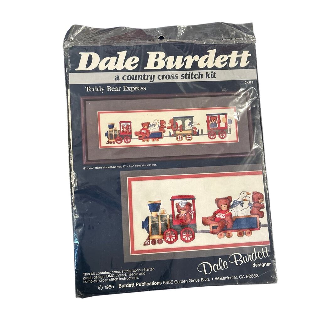 Vintage Dale Burdett Cross Stitch Pattern